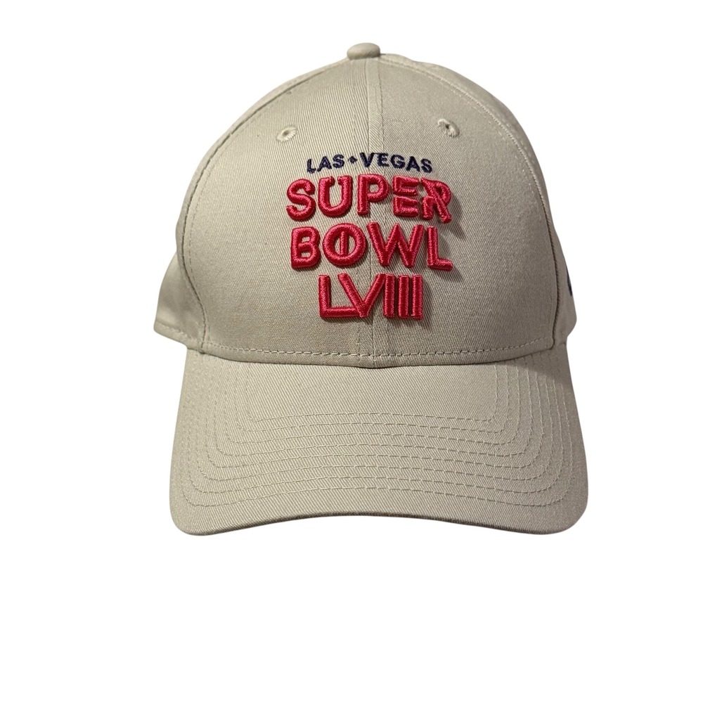 New Era 9FORTY Super Bowl LVIII Las Vegas Snapback Hat Tan NFL Football Cap